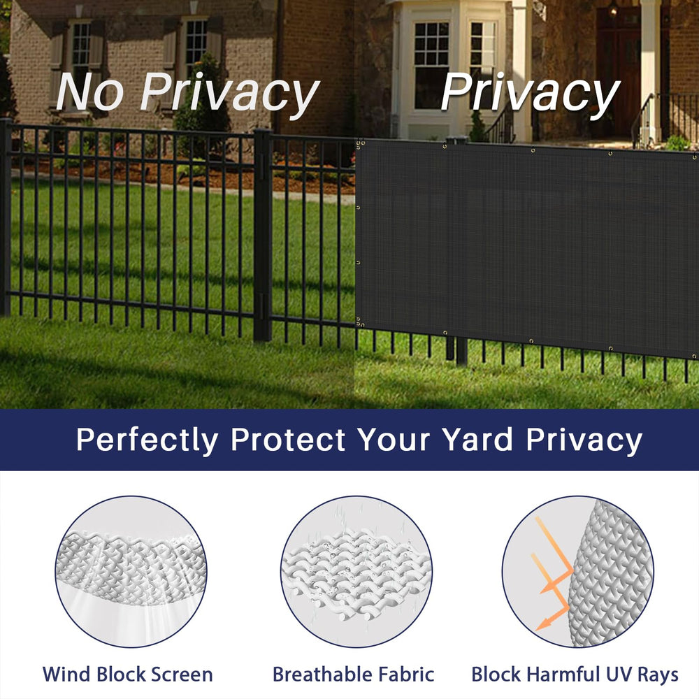 Windscreen4less tight polyethylene weave close-up showing durable breathable texture