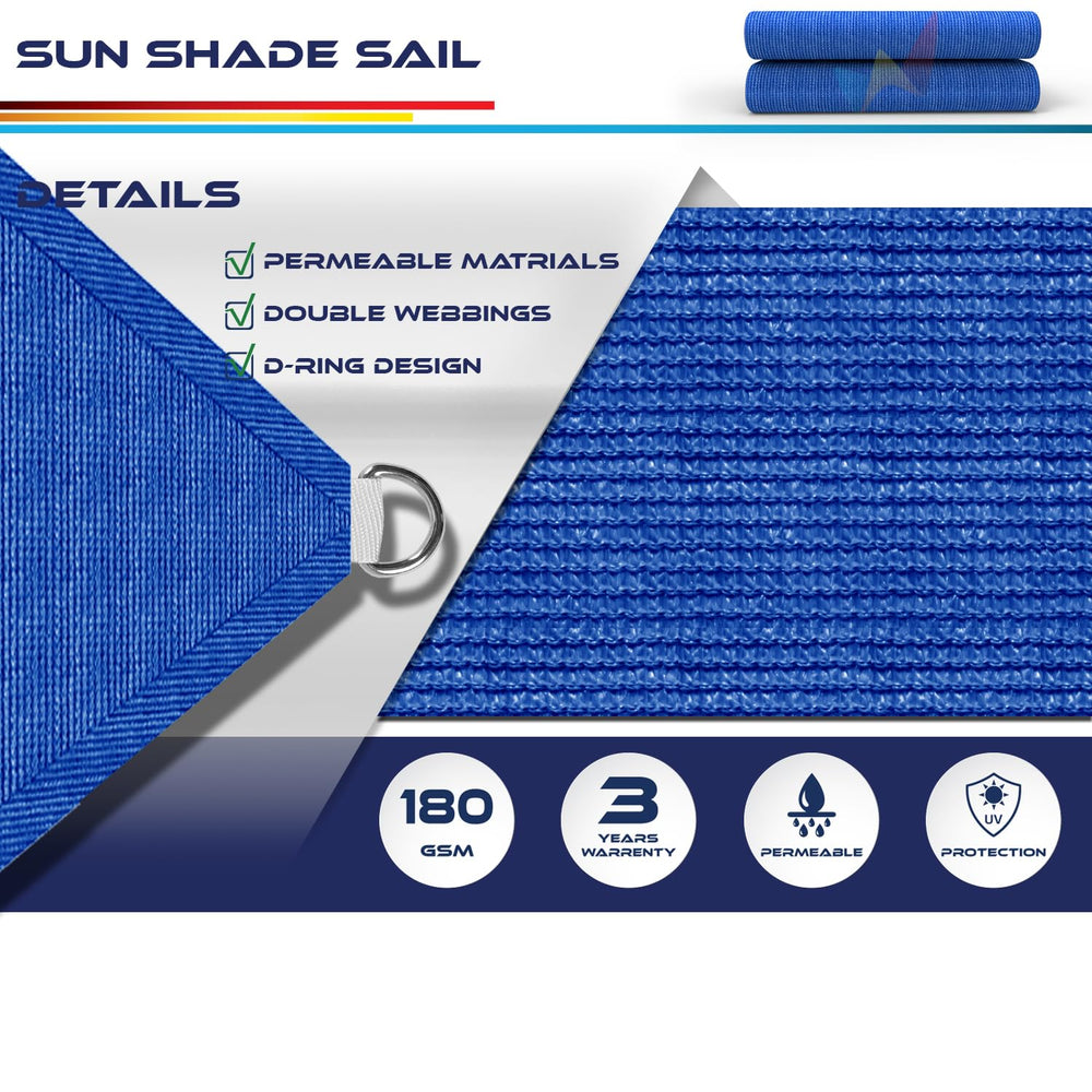 Windscreen4less fabric close-up showing 180gsm weave for breathable sun protection