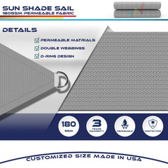 Windscreen4less fabric weave texture detail illustrating breathable, UV-blocking material
