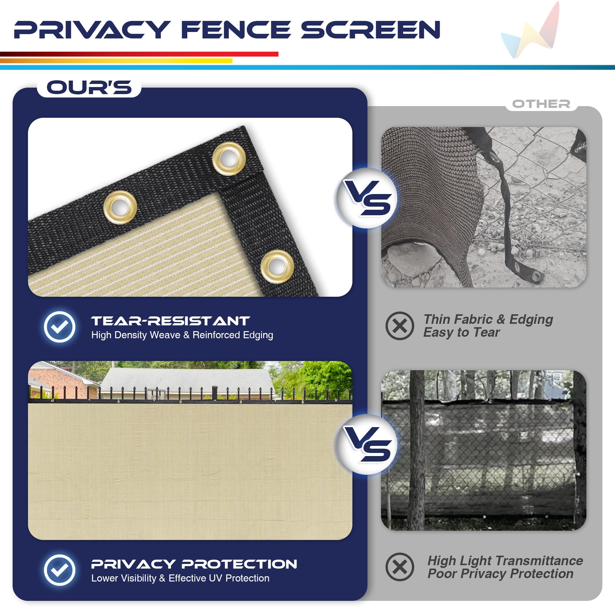 windscreen4less protecting a pet run illustrating privacy and reduced barking