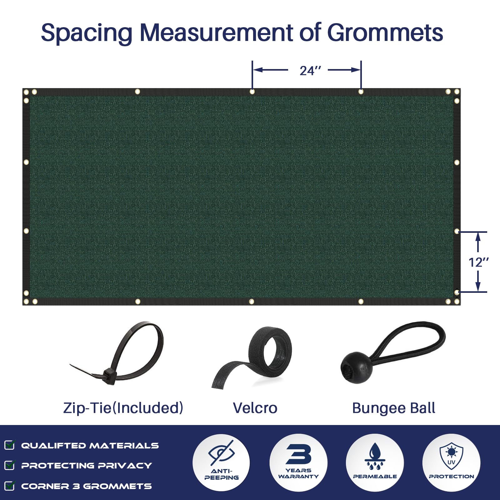 Windscreen4less next to person showing 4-foot height and real-world scale