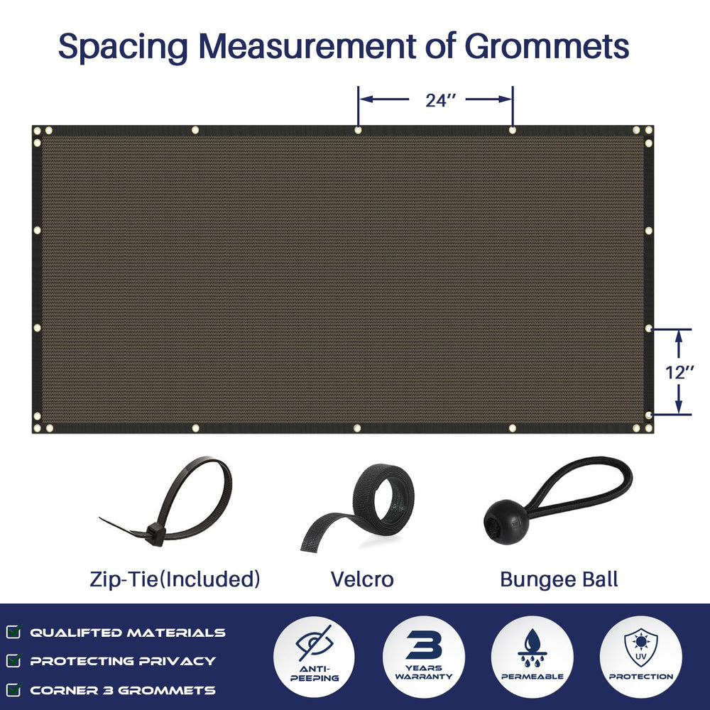 Windscreen4less zip ties and hardware included for easier installation