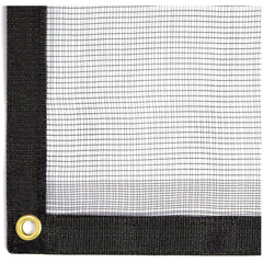 WindscreenSupplyCo front view of 10x10 protection netting showing full coverage benefit