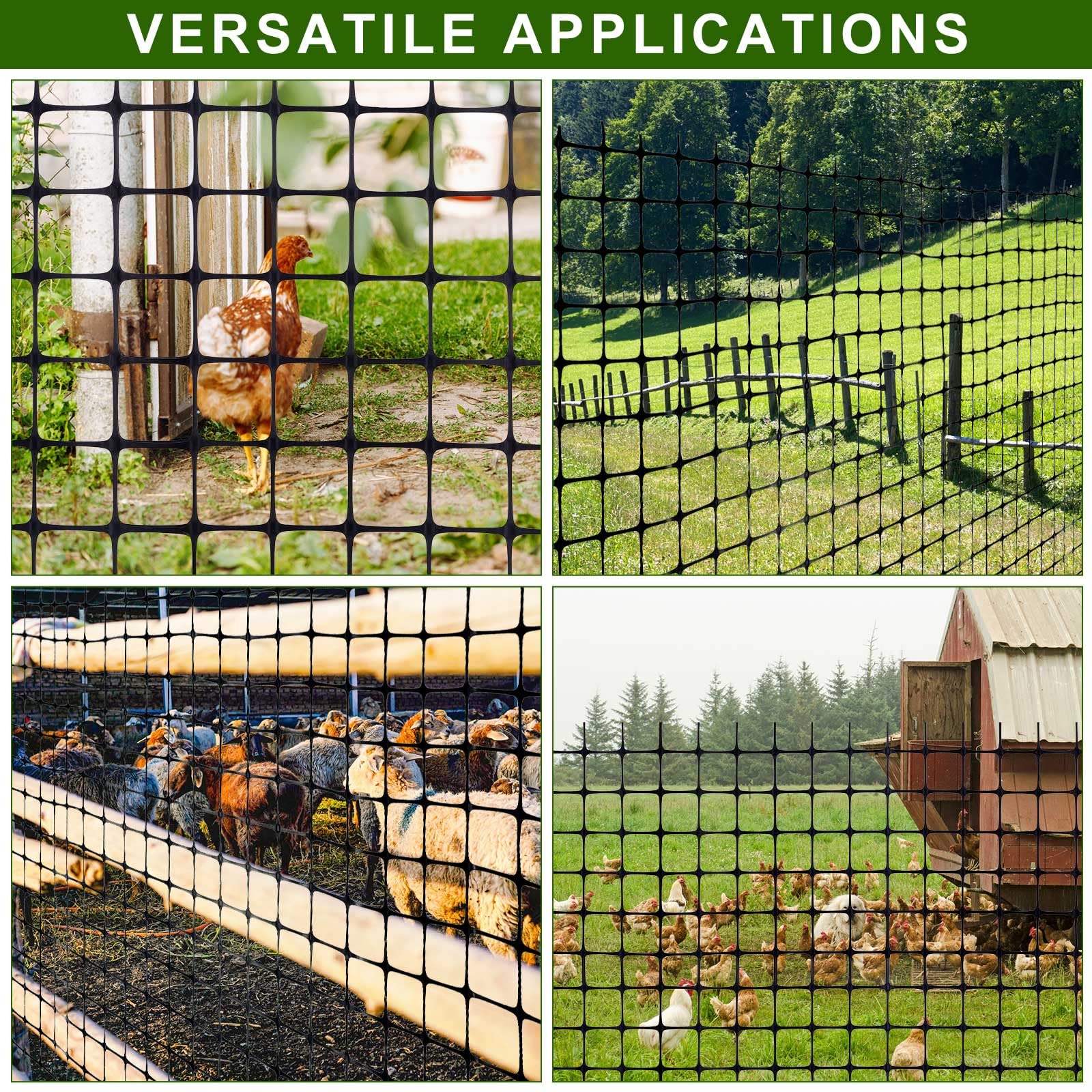 Windyun used to make a chicken run showing controlled poultry area and safety
