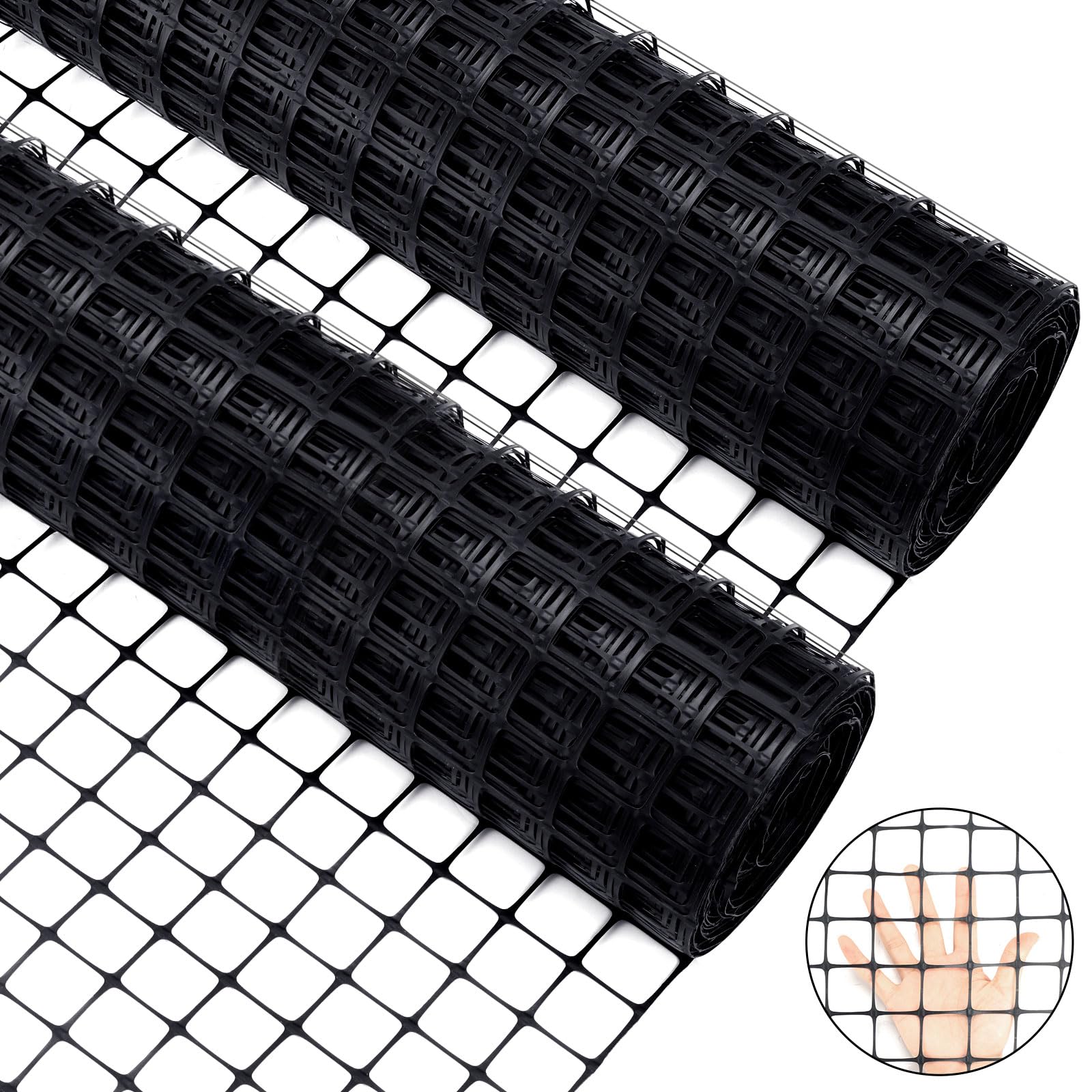 Windyun front view of two fence rolls showing compact packaging and easy handling benefit
