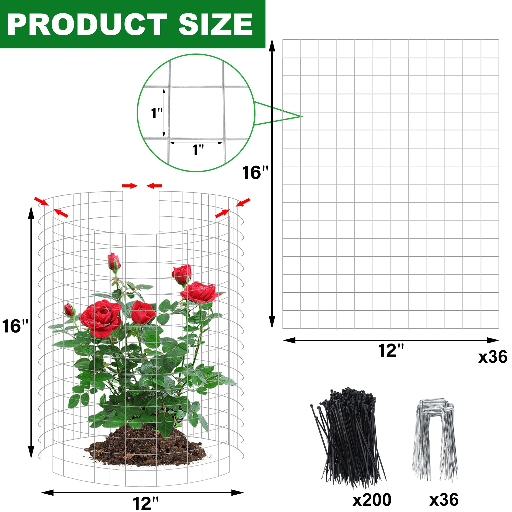 winemana assembled cage around seedling protecting new growth