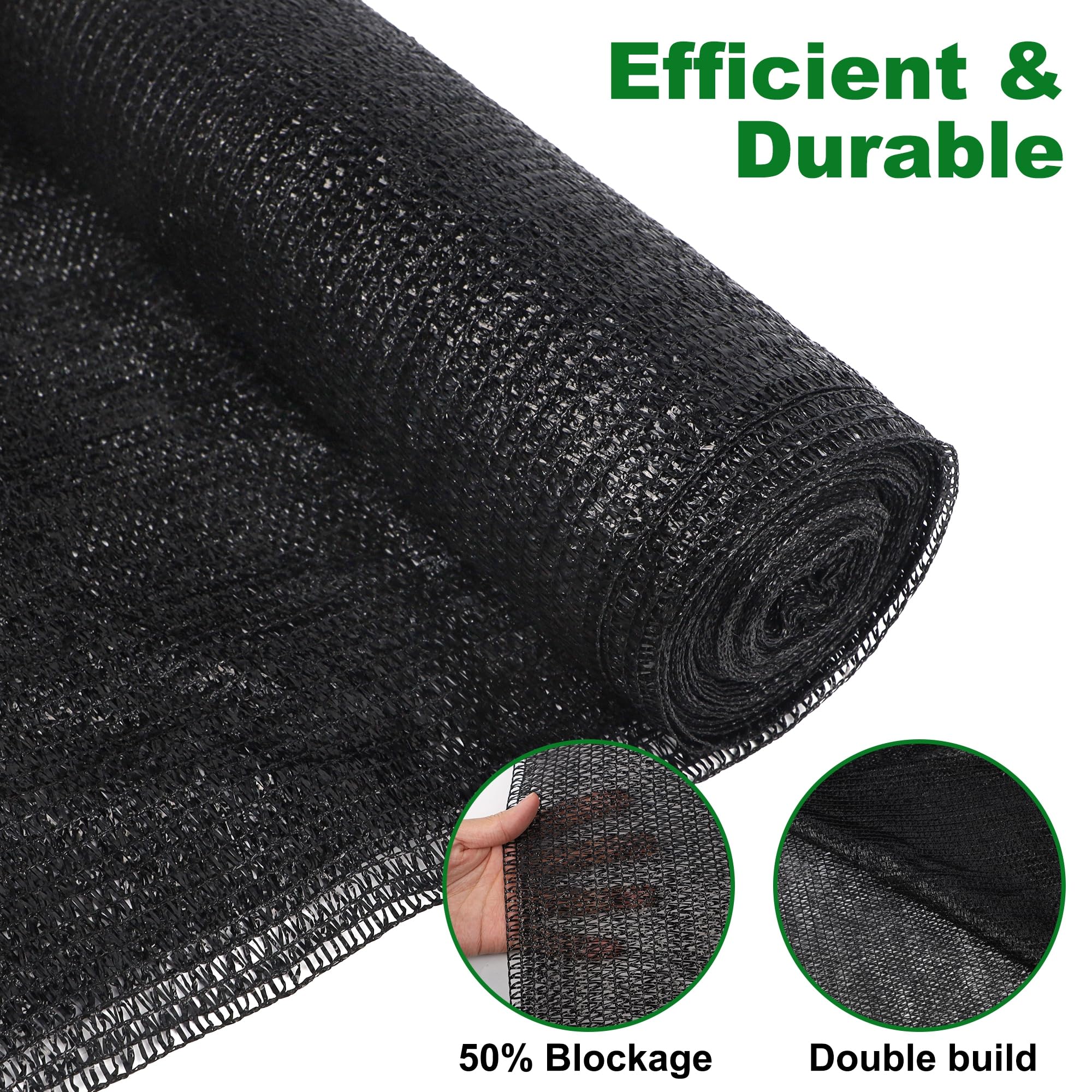 winemana cut-to-size on garden bed showing custom fit and sun protection