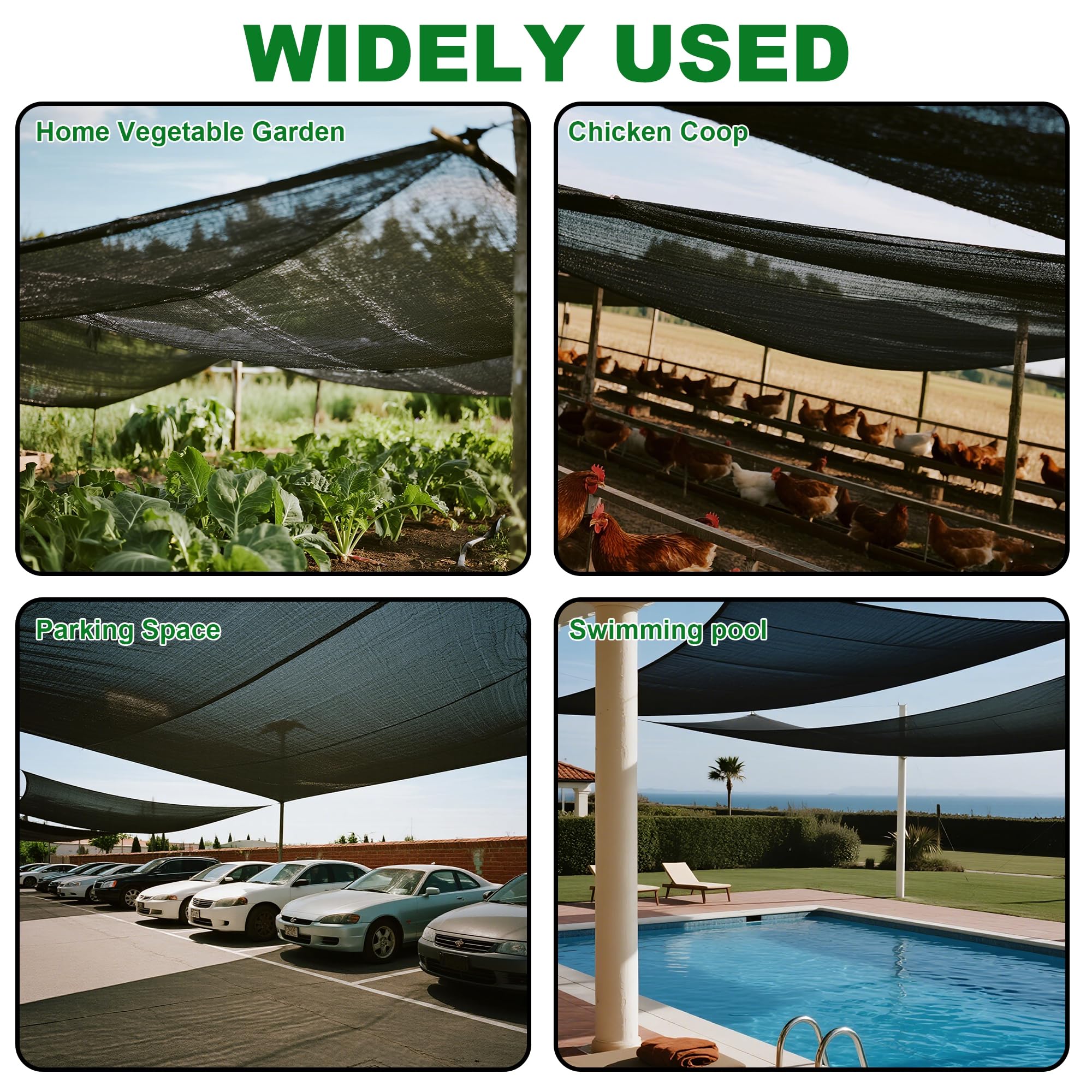 winemana covering poultry run reducing heat and protecting animals