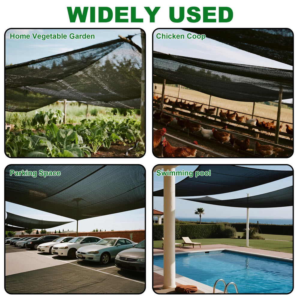 winemana covering poultry run reducing heat and protecting animals