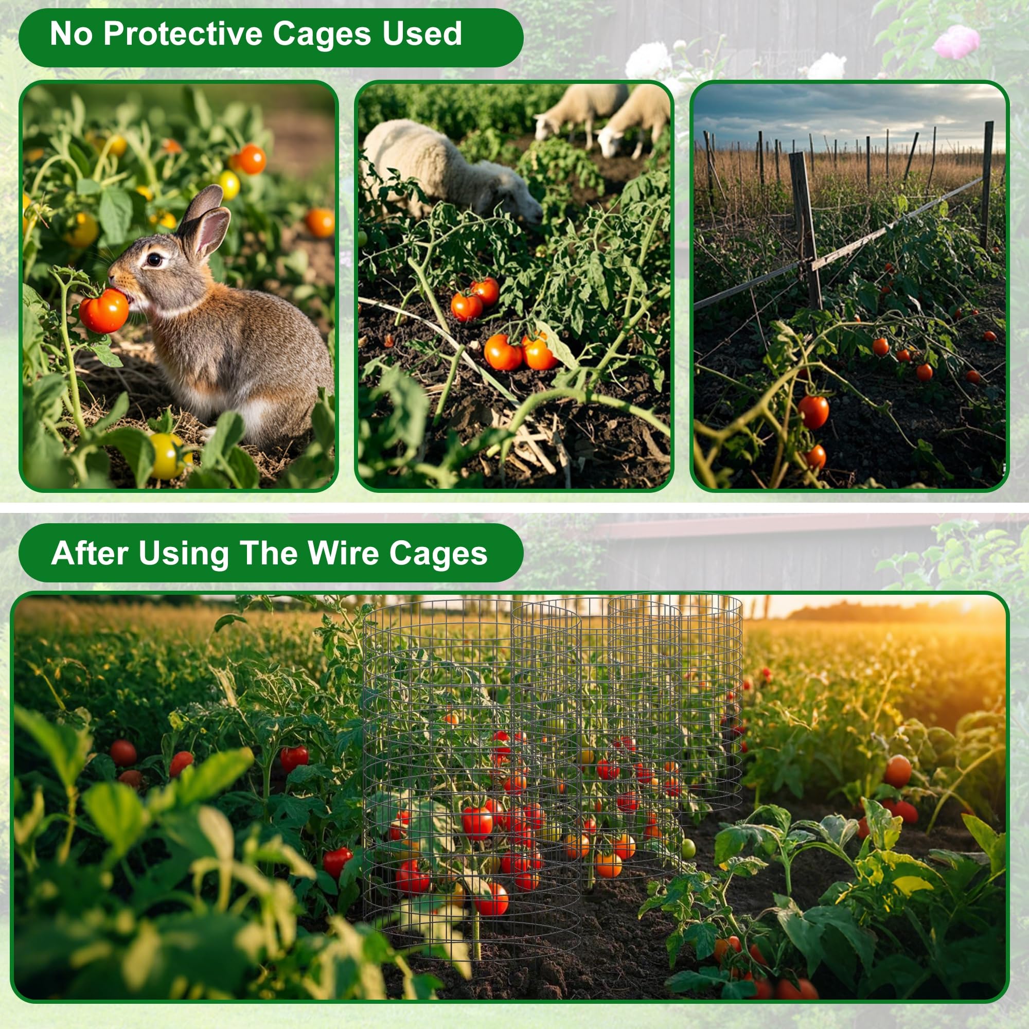 winemana cage beside ruler showing 24 by 12 inch size for plant fit