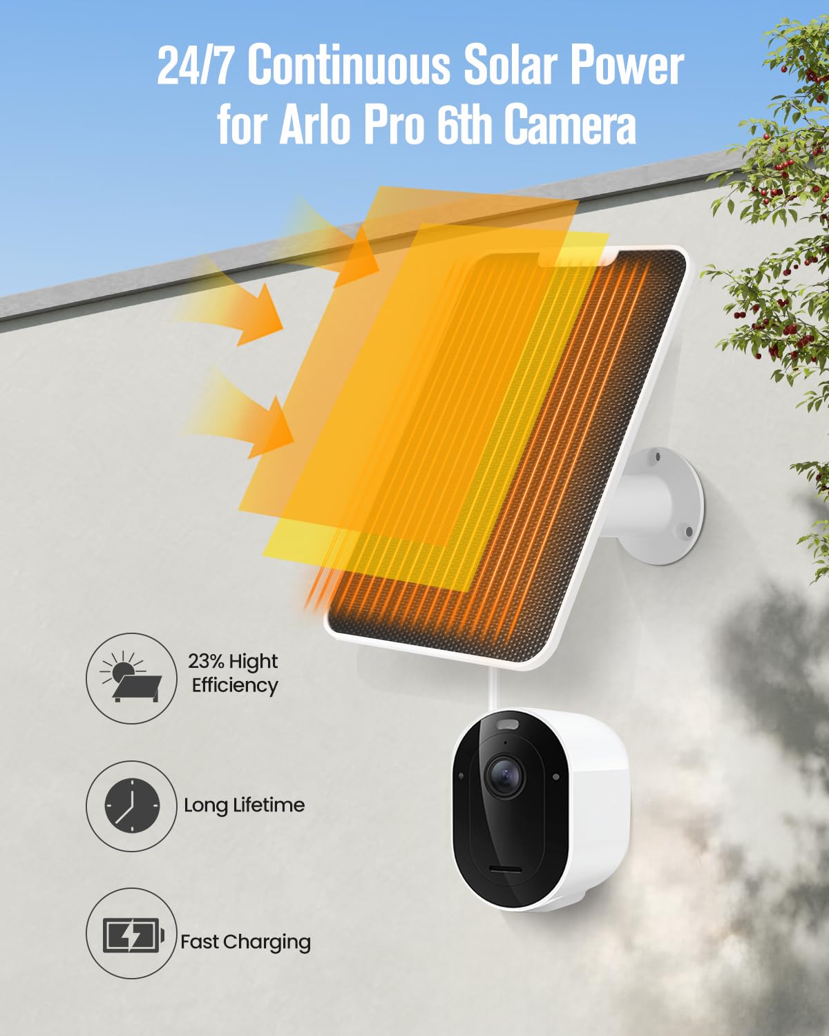 WININMETA side view of mounted panel showing weatherproof outdoor durability