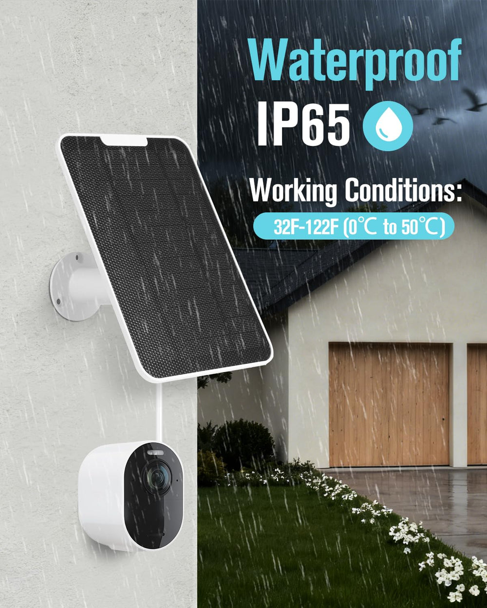 WININMETA adjustable bracket demonstrating 360-degree tilt for optimal sun angle