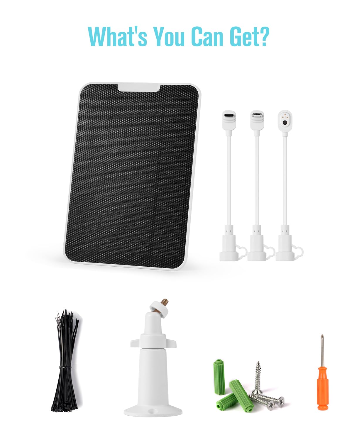 WININMETA two-panel kit and included hardware laid out for quick installation