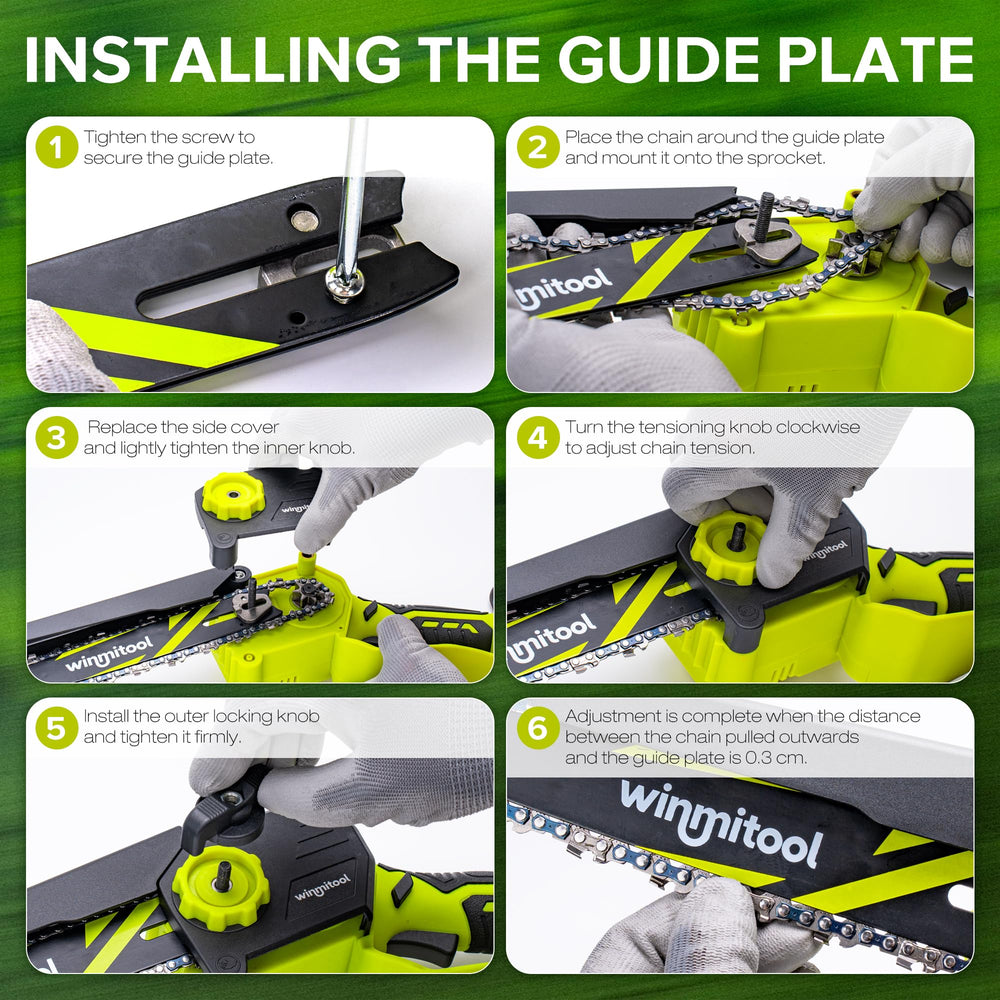 winmitool cutting a branch outdoors to show fast, clean pruning performance