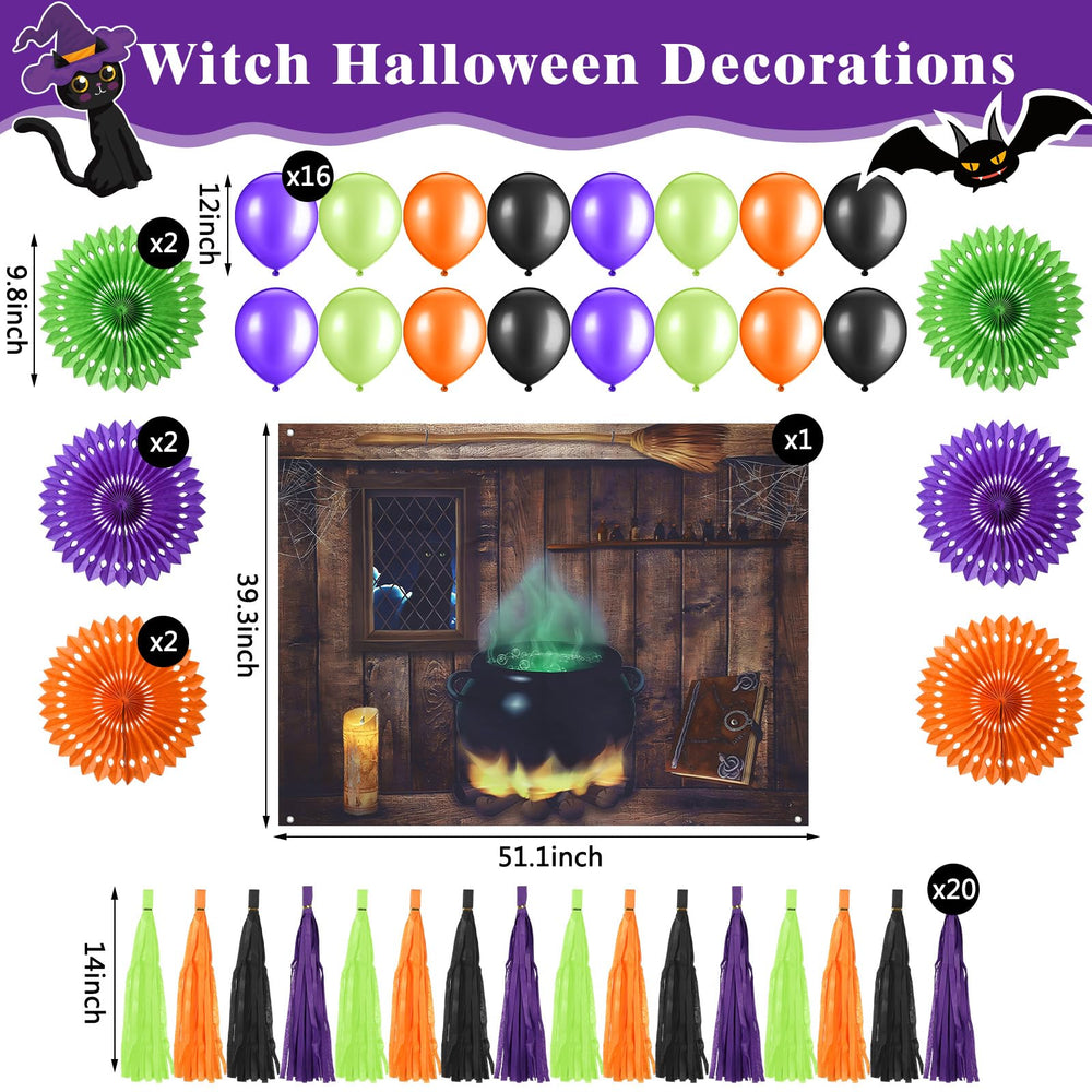 WinnerWhy close-up of witch cutouts on cardstock showing waterproof coating and durable printed detail
