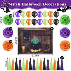 WinnerWhy close-up of witch cutouts on cardstock showing waterproof coating and durable printed detail