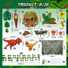 WinnerWhy close-up of large dinosaur sticker showing color and durability benefit