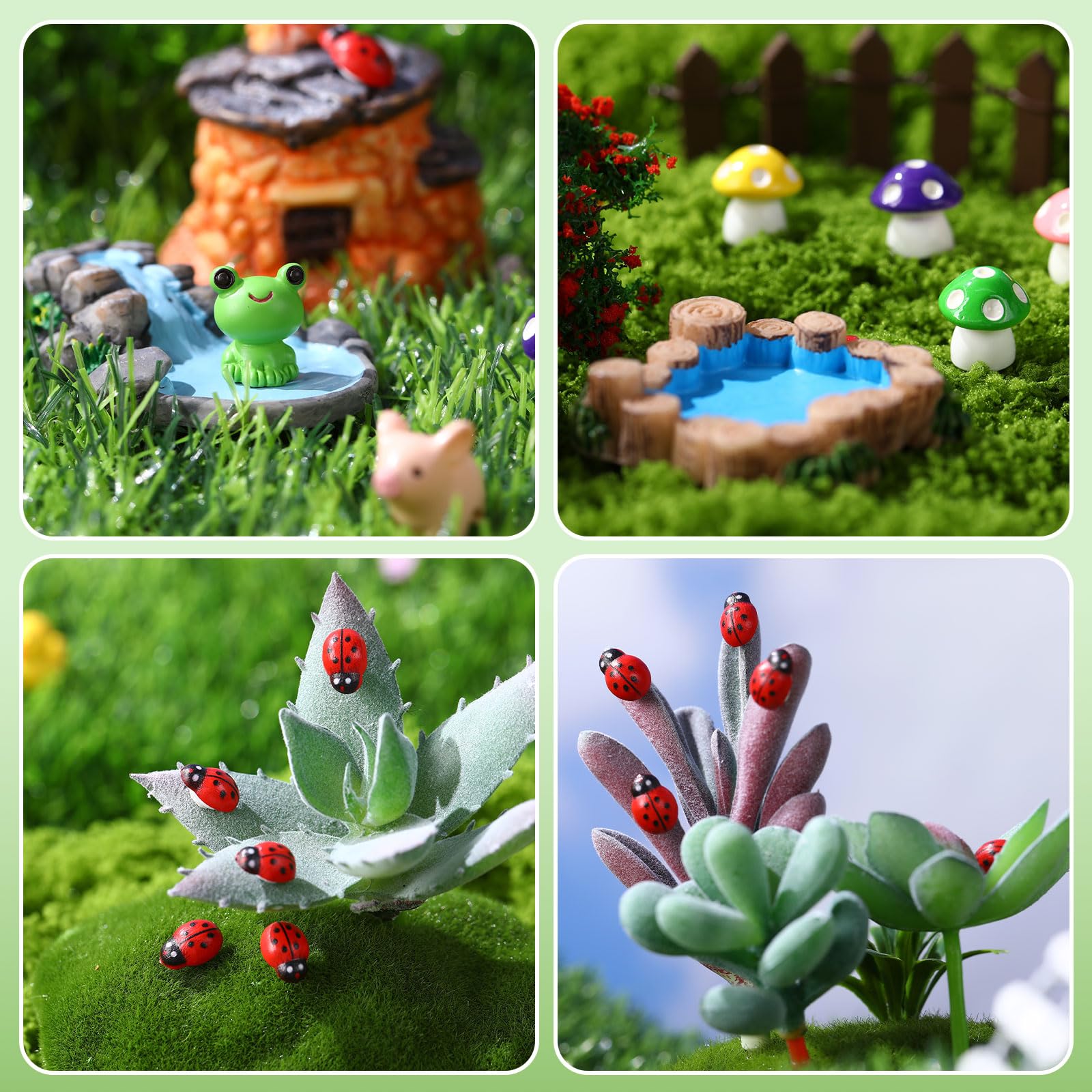 WinnerWhy two moss packs top view illustrating soft groundcover for realistic miniature landscapes
