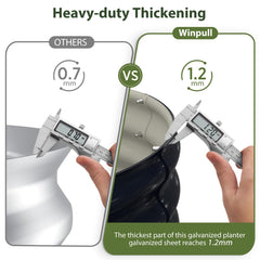 Winpull thickened non-sharp top edge detail for safe handling and injury prevention