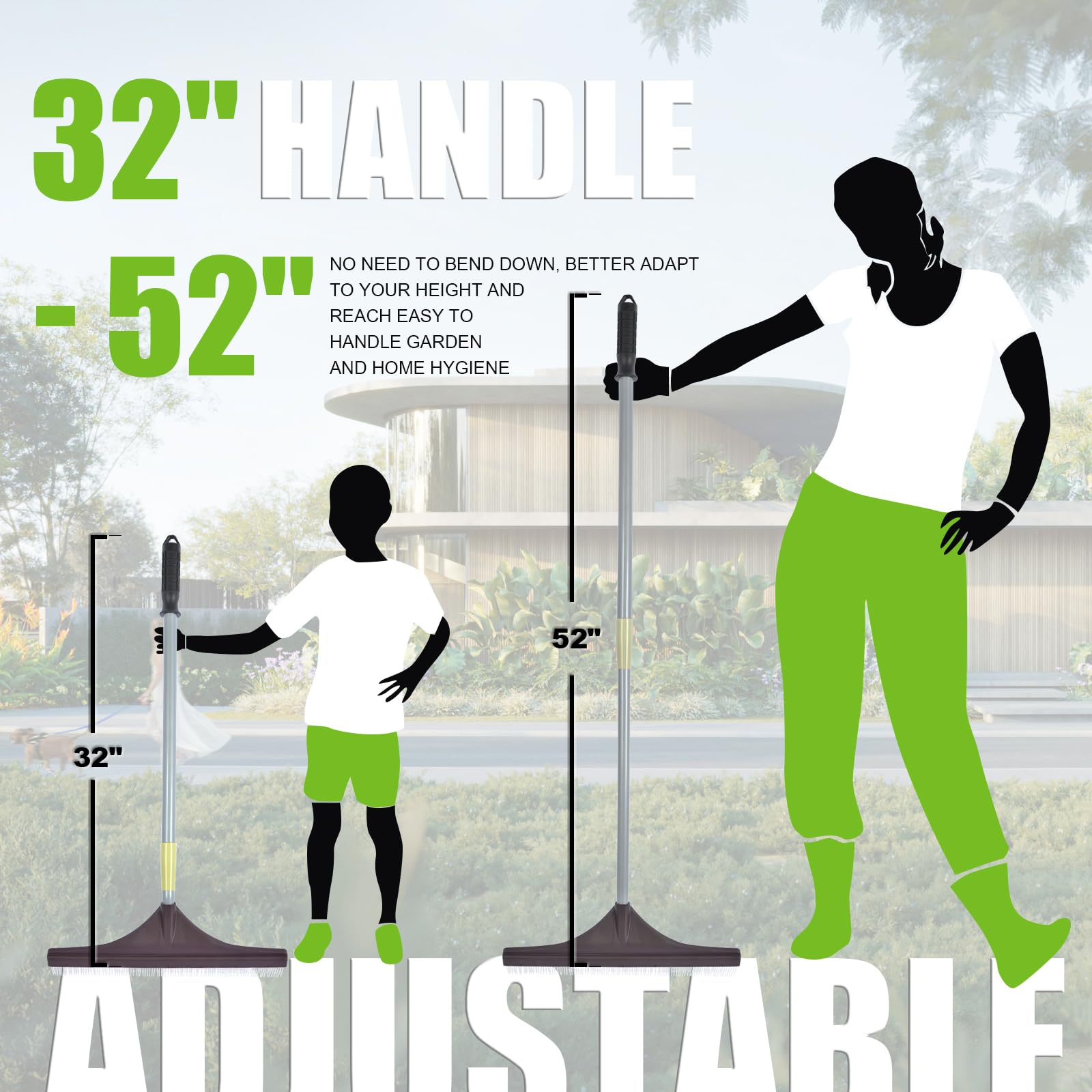 WINSLOW & ROSS telescoping pole extended to 52 inches for comfortable use
