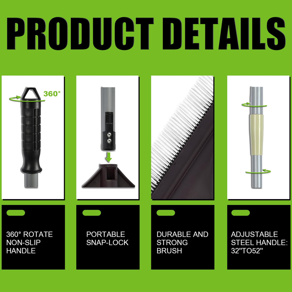 WINSLOW & ROSS close-up of flame-resistant nylon bristles protecting turf fibers