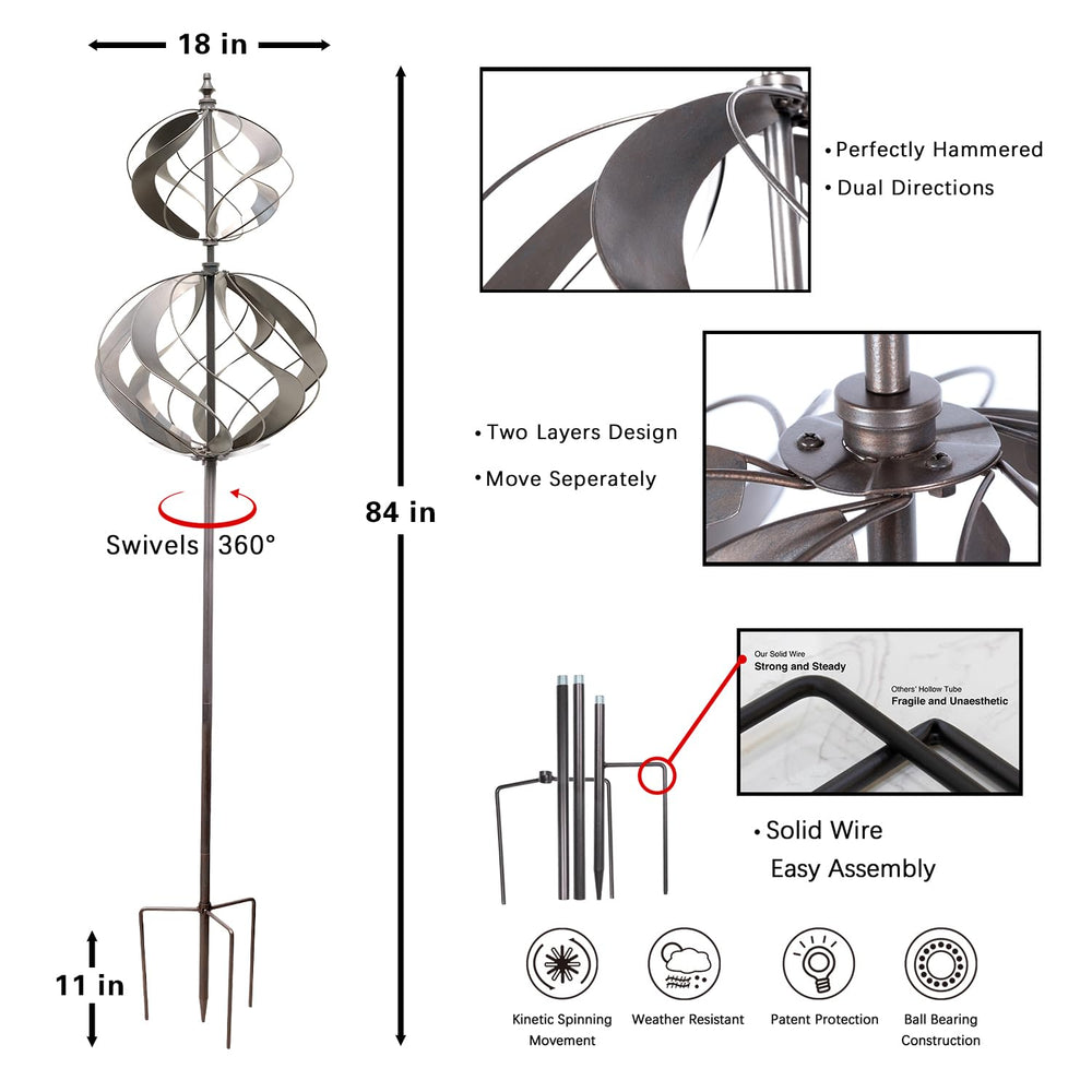 WinWindSpinner boxed packaging with manual showing ready-to-assemble gift presentation