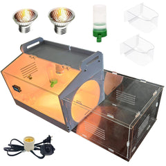 WIONBE brooder box front view showing compact, safe housing benefit