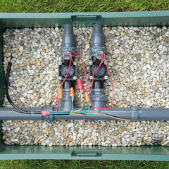 WireSprout beside ruler showing compact size for easy controller placement