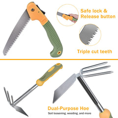 WisaKey transplanter trowel blade detail showing durable stainless steel edge