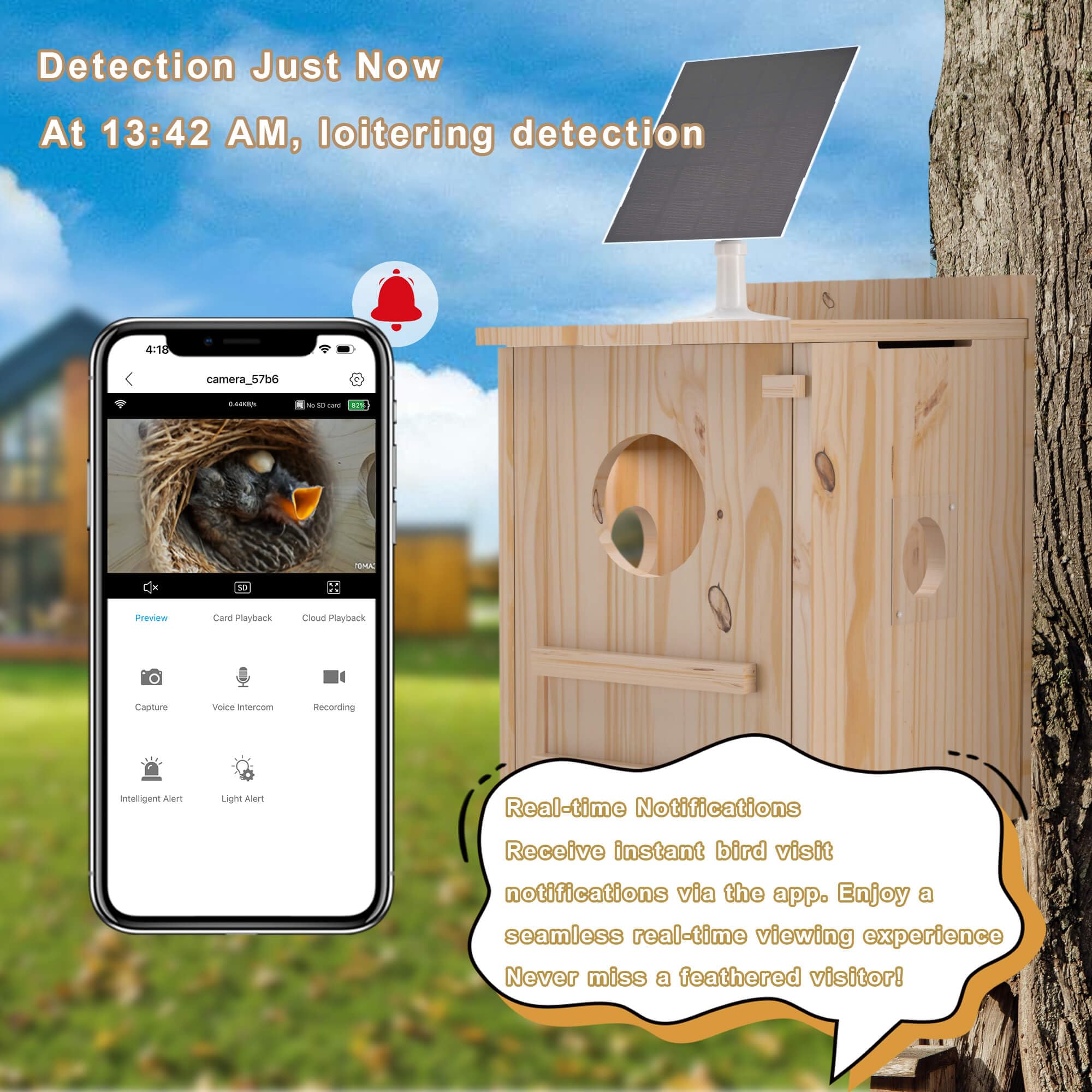 WISDOMRAINBOW camera lens closeup illustrating 1080p imaging for clear wildlife viewing