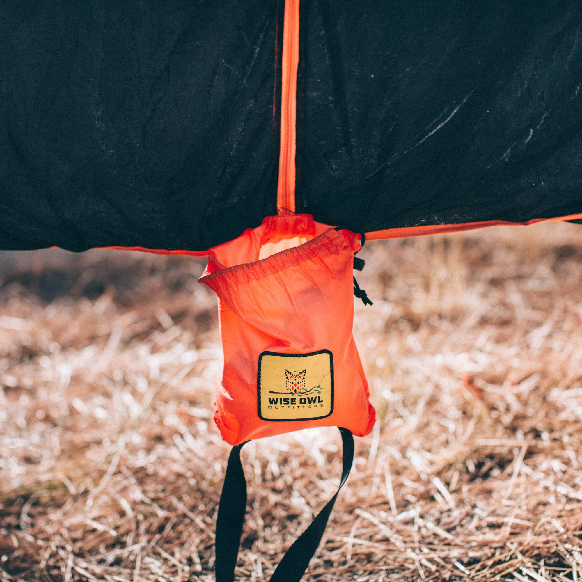 Wise Owl Outfitters SnugNet packed in included bag for compact travel convenience