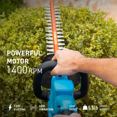 WISETOOL handle rotated 90 degrees showing 180° rotation control for versatile trimming