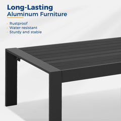 Wisteria Lane plastic feet under table leg protecting deck surface and preventing scratches