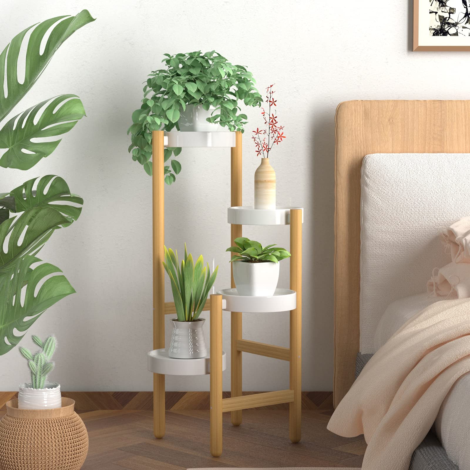 Wisuce side shot placed in corner demonstrating space-saving benefit