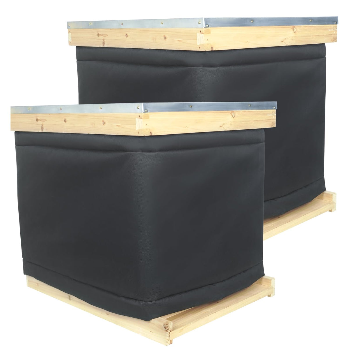 witbee front view of two packaged wraps showing coverage and size benefit