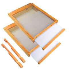 witbee front view of assembled screened bottom board showing fit and durability