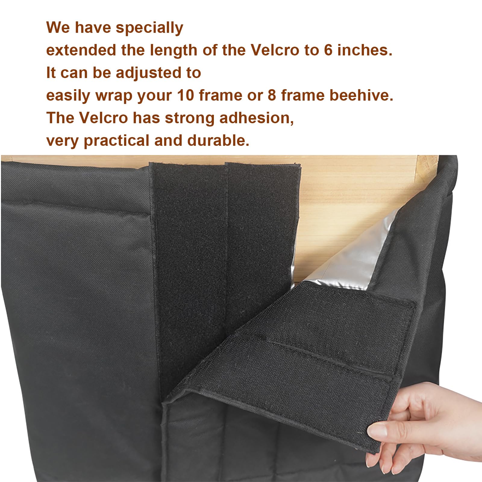witbee cross-section showing pearl cotton and foil insulation for warmth