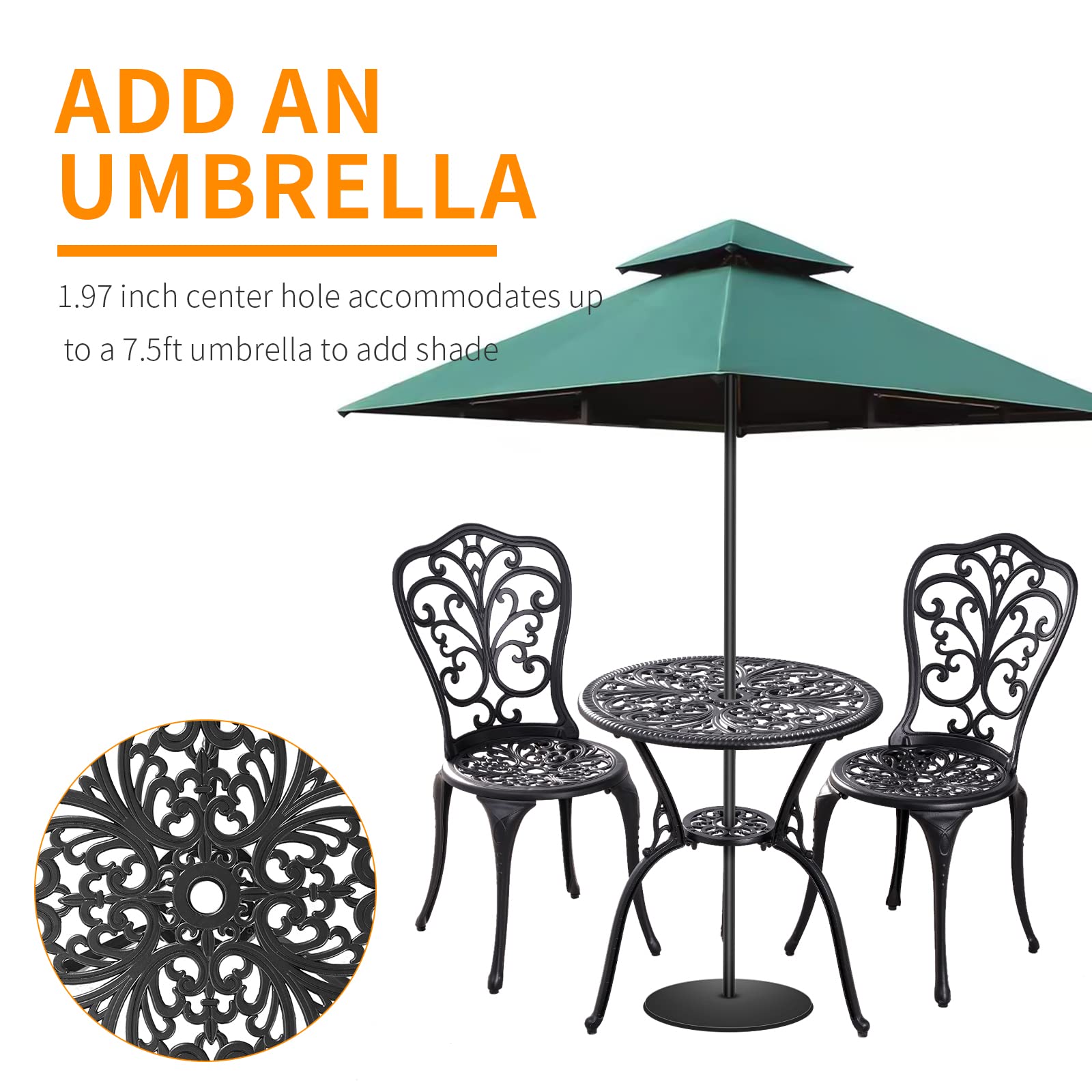 Withniture adjustable foot pad close-up showing stability and floor protection benefit - prevents scratches