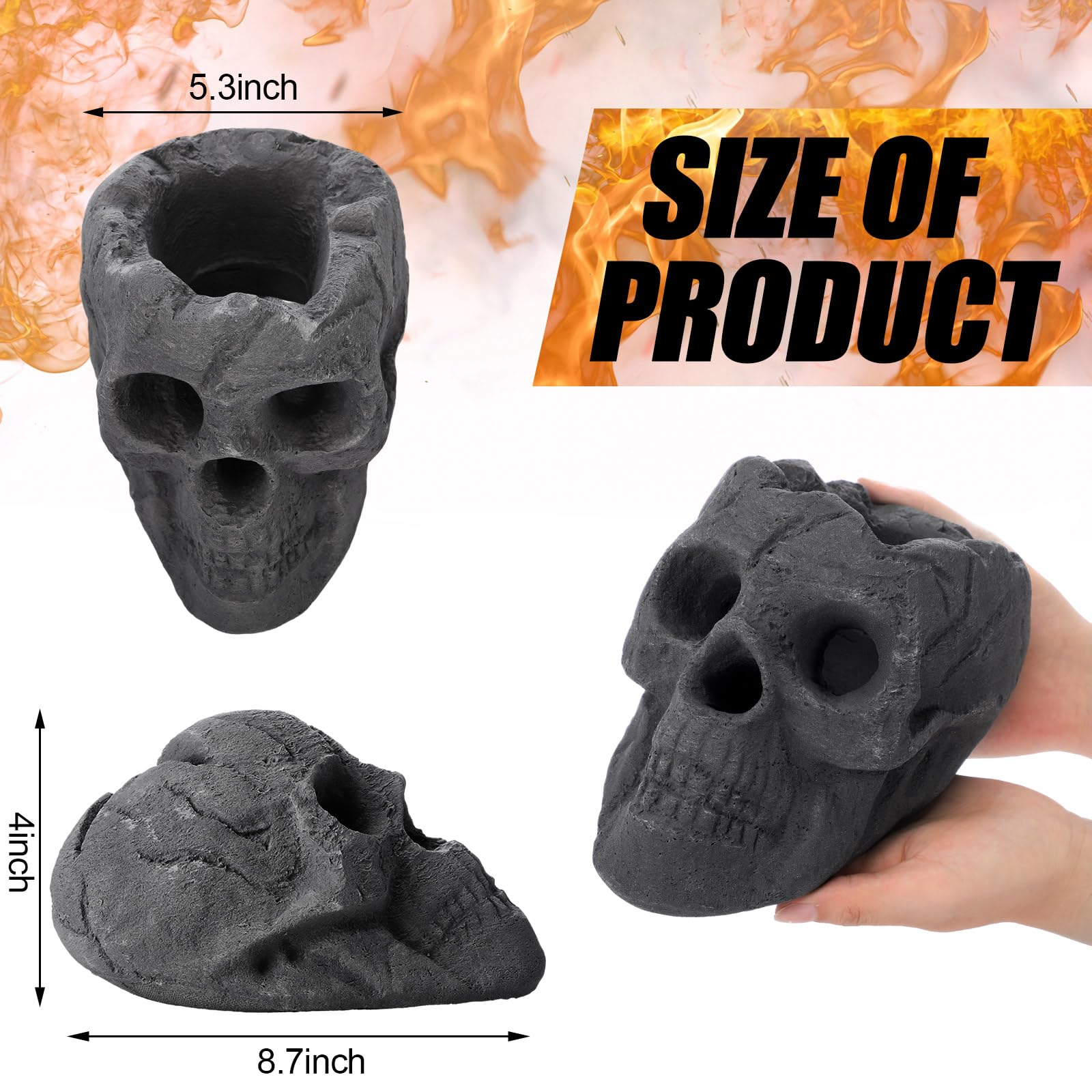 Wiwiqing side profile showing skull size for scale and space‑saving placement benefit