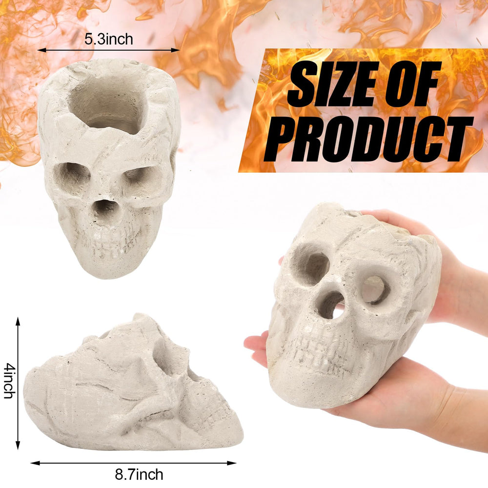 Wiwiqing skull side profile showing compact scale and easy placement