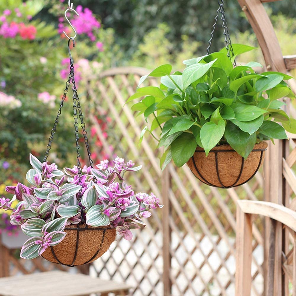 Wizdar planter beside a hand to show size and easy installation convenience