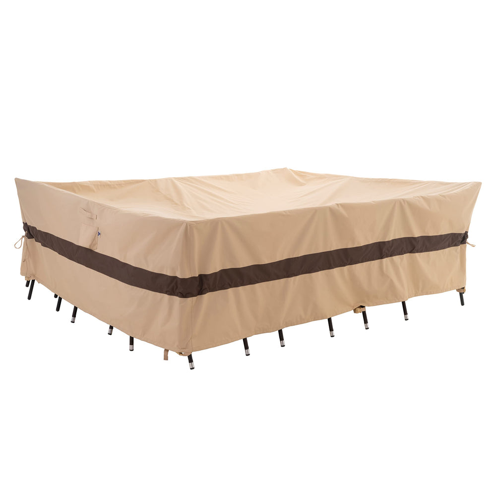 WJ-X3 front view covering large dining set protects from weather
