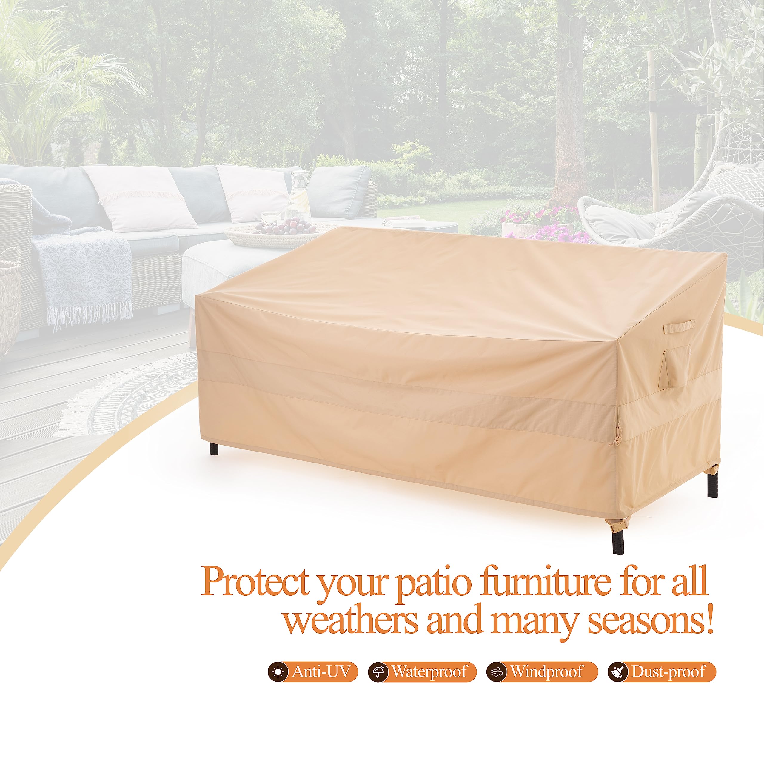 WJ-X3 lifestyle patio setting protection, blends with outdoor décor