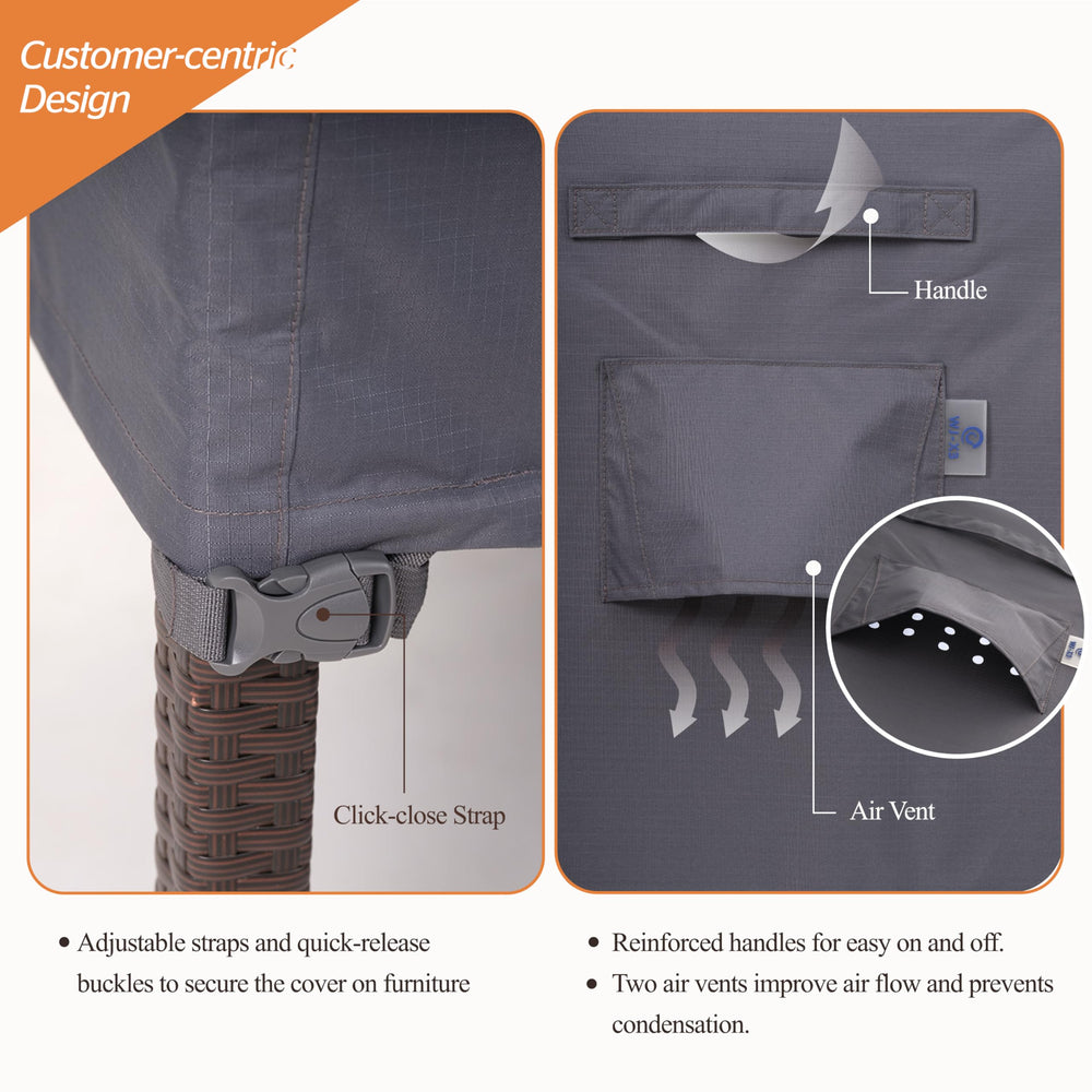 WJ-X3 reinforced handle detail, easy grasp for quick removal and placement