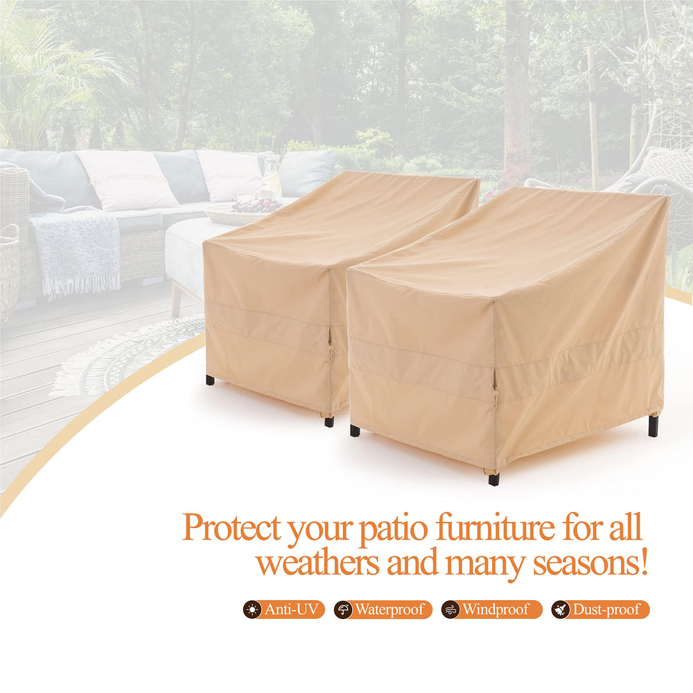 WJ-X3 cover next to chair showing scale fit for up to 36x40x36-inch seats