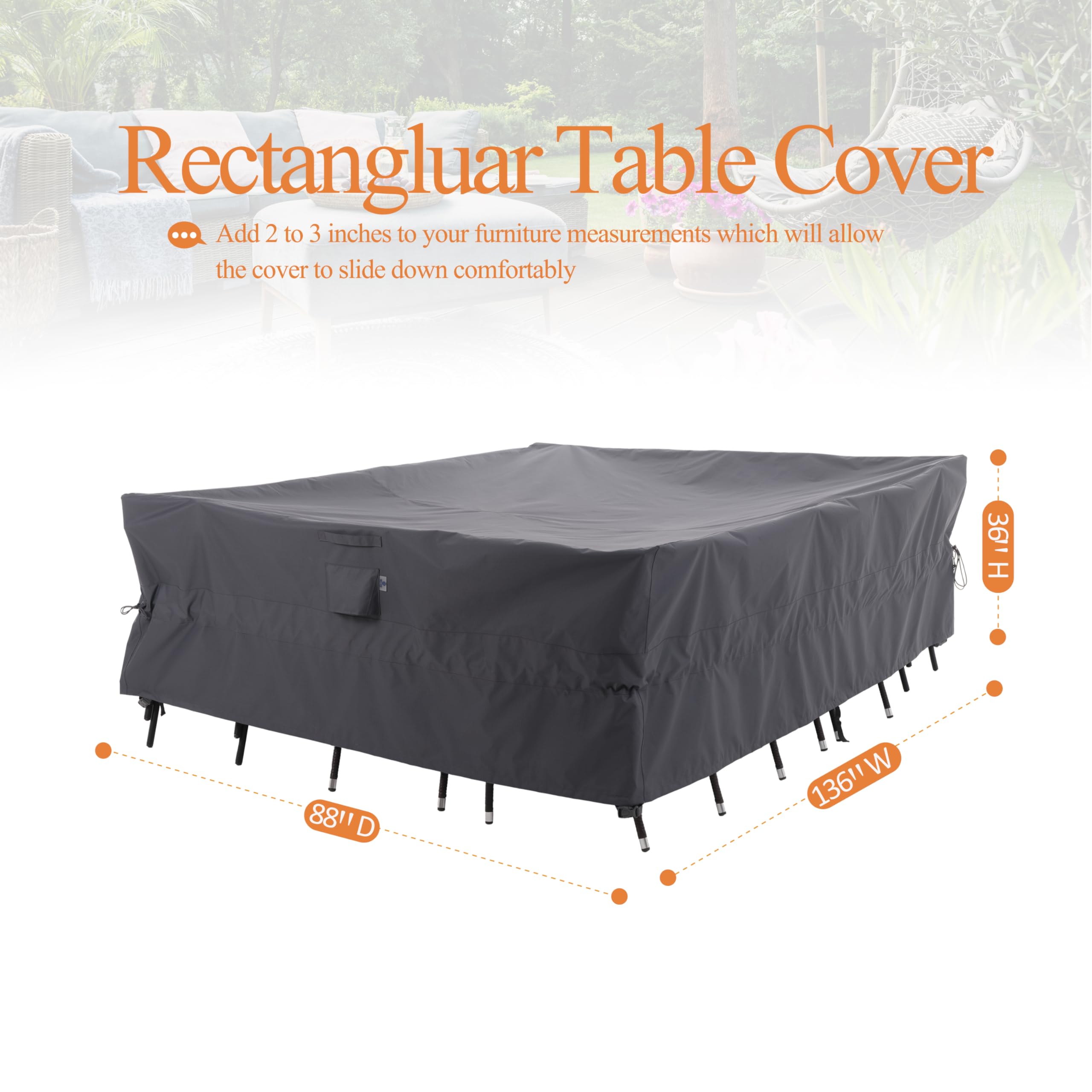 WJ-X3 storage bag and folded cover showing tidy stowage benefit