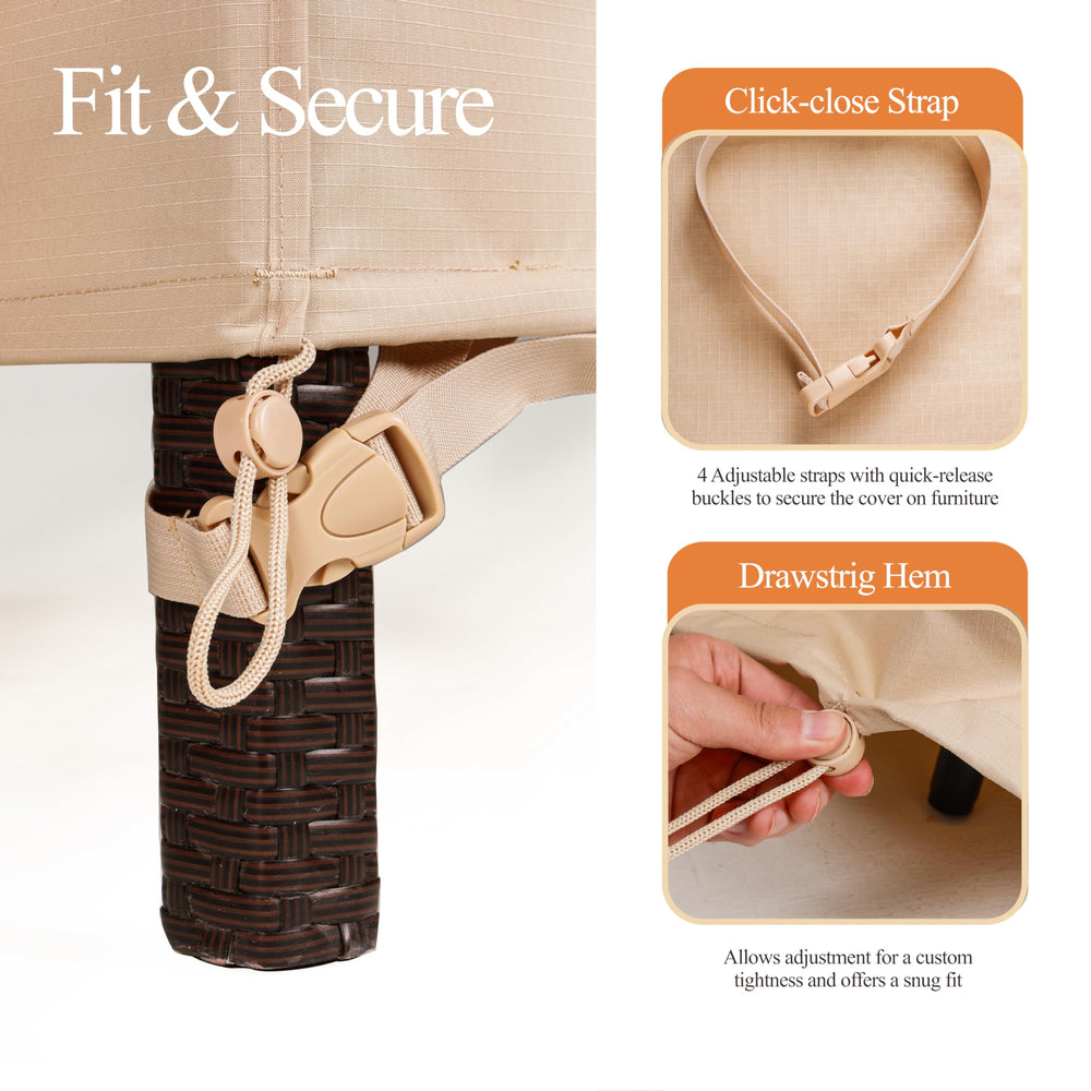 WJ-X3 compact storage bag with folded cover for easy offseason storage