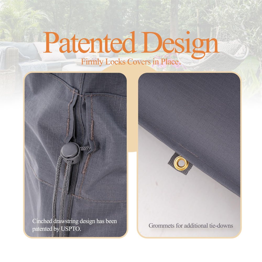 WJ-X3 strap and grommet closeup, secure anchoring prevents wind displacement