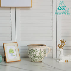 WK WENKRYGDN planter with succulent in use showing practical decorative benefit