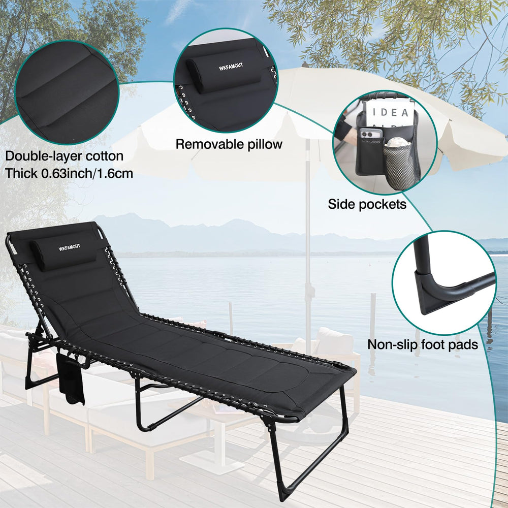 WKFAMOUT adjustable pillow and side pocket showing organized convenience